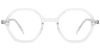Geometric Prescription Glasses 21034 Clear from eyewearcanada.com