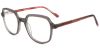 Geometric Prescription Glasses 21035 Grey from eyewearcanada.com