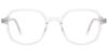Geometric Prescription Glasses 21035 Clear from eyewearcanada.com