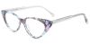 EyewearCanada.com Cat Eye Prescription Glasses 21052 Floral Gray