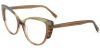Cat Eye Prescription Glasses 21116 Brown from eyewearcanada.com