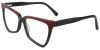 Cheap Prescription Glasses 21122 Red Black from eyewearcanada.com