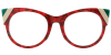 Try on Cat Eye Prescription Glasses 21143 Red