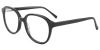 Round Prescription Glasses 21166 Black from eyewearcanada.com