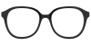 Try on Round Prescription Glasses 21166 Black