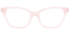 Try on Cat Eye Prescription Glasses 21173 Pink Red