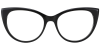 Try on Cat Eye Prescription Glasses 21174 Black