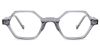 Geometric Prescription Glasses 21208 Grey from EyewearCanada.com