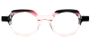 Try on Prescription Glasses 21210 Clear Pink