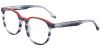 EyewearCanada.com Round Prescription Glasses 21216 Red Grey