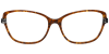 Try on glasses: Cat Eye Prescription Glasses 21225 Tortoise
