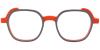 Try on glasses: Prescription Glasses 21243 Orange