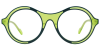 Round Prescription Glasses 21244 Green from eyewearcanada.com