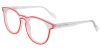 EyewearCanada.com Prescription Glasses 21247 Red Clear