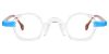 Cheap Prescription Glasses 21255 Clear Blue from eyewearcanada.com