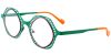 EyewearCanada.com Round Prescription Glasses 23221 Yellow Green