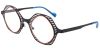 EyewearCanada.com Round Prescription Glasses 23221 Black Blue