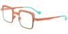 EyewearCanada.com Square Prescription Glasses 23223 Orange Green