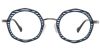 Round Prescription Glasses 23224 Grey Blue from eyewearcanada.com