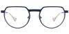 Geometric Prescription Glasses 23230 Blue from EyewearCanada.com