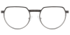 Try on glasses:  Geometric Prescription Glasses 23230 Grey