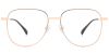 Titanium Prescription Glasses 26015 Gold from EyewearCanada.ccom