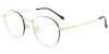 EyewearCanada.com Titanium Prescription Glasses 26022 Gold Black