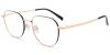EyewearCanada.com Titanium Prescription Glasses 26024 Gold & Black