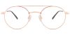 Aviator Prescription Glasses 26028 Red Gold from EyewearCanada.com