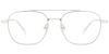 Aviator Prescription Glasses 26032 Silver from eyewearcanada.com