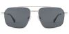 Aviator Prescription Sunglasses 29053 Silver from eyewearcanada.com