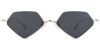 Geometric Prescription Sunglasses 29074 Silver from eyewearcanada.com