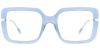 Square Prescription Glasses 35009 Blue from EyewearCanada.com