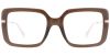 Square Prescription Glasses 35009 Brown from EyewearCanada.com