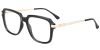 EyewearCanada.com Square Prescription Glasses 35011 Black Gold