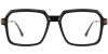 Square Prescription Glasses 35012 Black from EyewearCanada.com