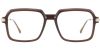 Square Prescription Glasses 35012 Brown from EyewearCanada.com