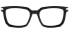Try on glasses: Rectangle Prescription Glasses 35014 Black