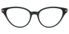 Try on glasses: Cat Eye Prescription Glasses 35020 Black Gold