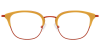 Try on glasses:  Prescription Glasses 35030 Yellow & Red
