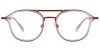 Aviator Prescription Glasses 35031 Clear Red from EyewearCanada.com