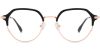 Prescription Glasses 35037 Black Gold for Women from EyewearCanada.com