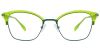 Cat Eye Prescription Glasses 35039 Green from eyewearcanada.com