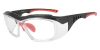 S007 Prescription Safety Glasses Black Red - ANSI Z87.1 Certified from EyewearCanada.com