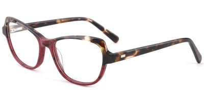 Cat Eye Prescription Glasses 21220 Tortoise Red