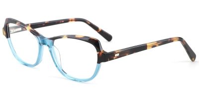 Cat Eye Prescription Glasses 21220 Tortoise Blue