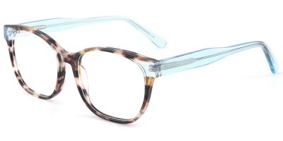 Cat Eye Prescription Glasses 21223 Tortoise Blue