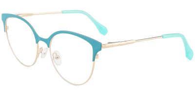 Cat Eye Prescription Glasses 23164 Blue