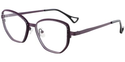 Cat Eye Prescription Glasses 23231 Brown