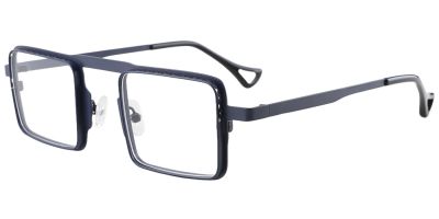 Square Prescription Glasses 23234 Blue